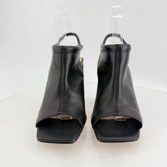 Vince Camuto Avangila Women's Open Toe Leather Heeled Sandal Black Size 6 M - Picture 11 of 15
